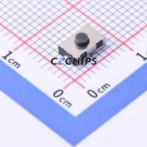 YTS1C0191ABG00 Tactile Switch SMD Switch Single Pole Single Throw Round Button 1.6N Vertical Mount - Product Image 1