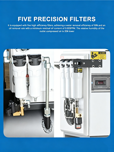 ZAKF <span class=keywords><strong>Compresor</strong></span> <span class=keywords><strong>de</strong></span> <span class=keywords><strong>Aire</strong></span> Integrado Monofásico <span class=keywords><strong>de</strong></span> Alta Calidad 3KW4HP 220V Tipo Tornillo 300 Litros para Máquina CNC - Product Image 5