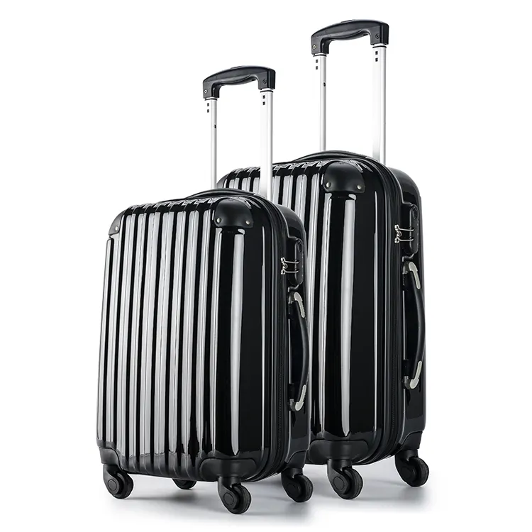GLARY Vente en gros Bagage de voyage valise nouveau design étanche chariot bagage à main ensemble de valise en plastique