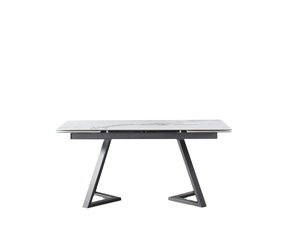 Wholesale High <strong>Gloss</strong> Marble <strong>Dinning</strong> Room Set Italian Daining Large Luxury <strong>White</strong> Wedding Extendable Dining Chairs and <strong>Tables</strong> - Product Image 3