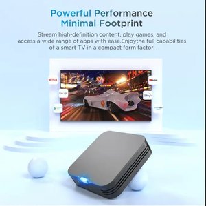 Boîtier TV Android 10 Mini le plus populaire, Allwinner H313 Quad Core 4K, sortie USB 2.0 AV, décodeur intelligent pour téléviseurs anciens - Product Image 4