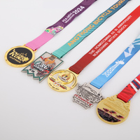 Médailles de sport 3D de haute qualité pour les finalistes de marathon, badminton, football, taekwondo, natation – Fabrication en métal moulé
