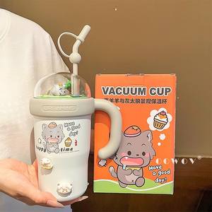 Vaso Térmico Paddi de 830 ml, de Acero Inoxidable Aislado, con Pajita, para Viaje - Product Image 5