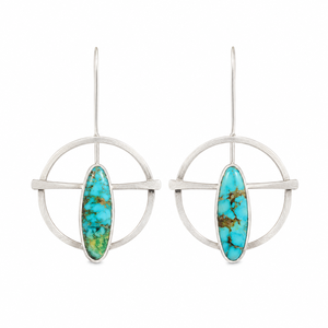 Boucles d'oreilles créoles martelées multicolores style bohème vintage pour femme, bijoux minimalistes tendance - Product Image 1