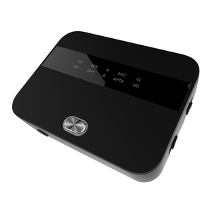 Émetteur <span class=keywords><strong>Bluetooth</strong></span> 5.0 I2 Plus pour TV avec contrôle du volume, adaptateur audio <span class=keywords><strong>AptX</strong></span> à faible latence pour 2 casques, optique, AUX, RCA - Product Image 3