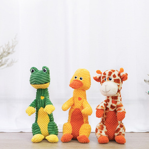 Giocattolo Interattivo 3D Ecologico per Cani e Gatti, Peluche Resistente con Suoni, Pulisci-Denti, Anti-Noia e Anti-Ansia - Product Image 1