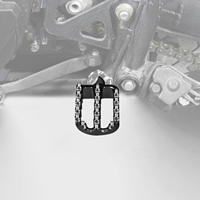 Reposapiés de Aluminio NICECNC, Reposapiés Más Grandes para Kawasaki KLR650 KLR 650 1987-2021 2022 2023