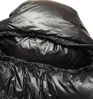 Système de couchage 2 en 1 en nylon mat extraléger, sac de couchage en duvet de canard