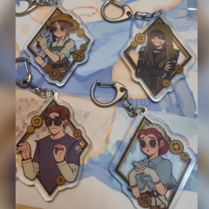 พวงกุญแจอะคริลิค Identity V ลายการ์ตูนพิมพ์ UV ตัวละครเอ็มม่า วูดส์ ไนบ์ ซูเบดาร์ ลัคกี้กาย เอมิลี่ ไดเออร์ - Product Image 5