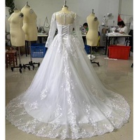 Robes de mariée sur mesure avec photos/vidéos réelles, robes de bal de mariée pas chères en gros pour la mariée