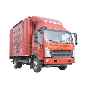 Factory Price 26 ft Light Duty 4X2 Mini Cargo Trucks Van Box Trucks For Sale