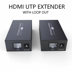 Extensor HDMI GC 120M 1080P sobre Cable de Red RJ45 Cat5e/Cat6 con Salida Local, Balun HDMI DC 5-12V para Monitor de PC CCTV - Product Image 1