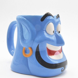 Vendedor superior <span class=keywords><strong>2023</strong></span> nuevo diseño Aladin 3D taza azul porcelana tazas de café - Product Image 5