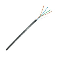 Cable de Red Ethernet BC/CCA Cat5e UTP con Cubierta de PVC RJ45, 8 Conductores para Uso en Comunicaciones y Centros de Datos