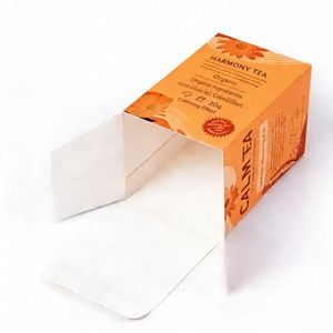 Cajas de Cartón Rectangulares Autoarmables Impresas Personalizadas, Materiales Reciclados, Acabado UV con Relieve, para Empaque de Té, Café y Flores - Product Image 2