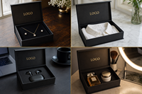 Boîte cadeau magnétique avec logo personnalisé Emballage en carton rigide de luxe pour les cosmétiques Produits de soins personnels