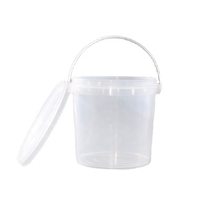 Food Grade Airtight Clear <strong>Plastic</strong> Bucket with Nuts Lid <strong>150</strong> ml to 5L Yogurt Candy Jam <strong>Drums</strong> Pails &amp; <strong>Barrels</strong> for Storage - Product Image 6