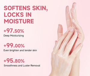 Masque pour les <span class=keywords><strong>mains</strong></span> en collagène de rose anti-rides, marque privée, soin de la peau spa, hydratant et illuminateur pour tous types de peau - Product Image 3