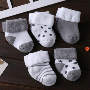 Chaussettes Bébé Tricotées 1-3 Ans Motif Dessin Animé Mignon Chaussettes Nouveau-Né Enfant Personnalisées Chaussettes Bébé en Tissu Éponge - Product Image 1