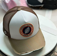 Gorra de béisbol Sweet Pants Home Run Trucker, estilo vintage, de lona desgastada, con visera a cuadros, ajustable y transpirable