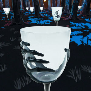 Gobelet squelette de la mort au design effrayant pour Halloween, Thanksgiving, Ramadan et Diwali - 450 ml pour les <span class=keywords><strong>Bloody</strong></span> Marys et l'usage quotidien - Product Image 4