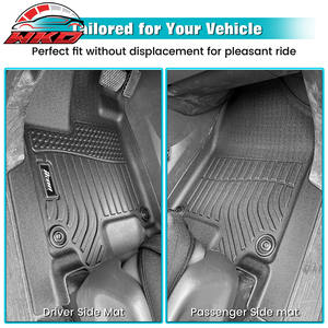 Fits <b>For</b> Honda Odyssey 2018-2025 All Season Floor <b>Mats</b> Front Rear Row Carpets - TPE 3D Molded Waterproof - Product Image 4