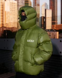 Piumino BINBEIER Antivento in Tessuto di Poliestere/Nylon da Uomo con Logo Personalizzato Giacca Invernale Impermeabile Piumini da Uomo Tinta Unita - Product Image 6