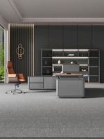Escritorio Ejecutivo Serie Nake 2400x2000x760 NK-8008 Muebles de Oficina Modernos OEM/ODM, tamaño, color y logotipo personalizables