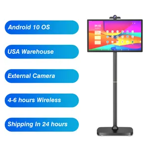 Özelleştirilmiş sistemler ile standbyme dönen interaktif 27/32 inç akıllı TV canlı akış makinesi LCD dokunmatik ekran