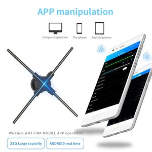 <span class=keywords><strong>Projecteur</strong></span> holographique 3D avec ventilateur, Wifi, affichage 3D, logo publicitaire, lumière LED, panneau holographique, <span class=keywords><strong>projecteur</strong></span> <span class=keywords><strong>de</strong></span> logo publicitaire - Product Image 6