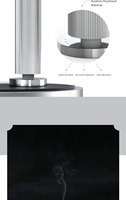 Diffuseur d'huiles essentielles sans eau à deux fluides, 200 ml, en alliage d'aluminium noir, brume froide, rechargeable sur batterie, pour maison et hôtel - Meilleures ventes
