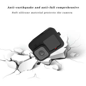 Housse de <span class=keywords><strong>protection</strong></span> en silicone anti-chute intégrée pour caméra et objectif, accessoire de <span class=keywords><strong>protection</strong></span> pour caméra sportive <span class=keywords><strong>GoPro</strong></span> Hero10/9 - Product Image 4