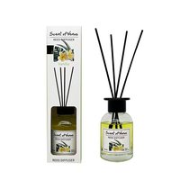 Diffuseur de parfum d'ambiance 100 ml avec bâtonnets, senteurs Vanille, Océan, Lavande, Bois – En stock, prêt à être expédié