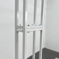 Arche de fleurs en métal carrée de 2,3 x 2,3 m en acier inoxydable de haute qualité, personnalisable, vente en gros d'usine DKB
