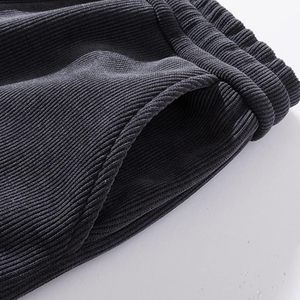 FOXA Women's Corduroy Joggers Fleece <b>Lined</b> Winter <b>Pants</b> With Pockets Breathable Cinch Bottom - Product Image 6