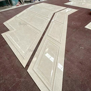 Piastrelle in <span class=keywords><strong>Marmo</strong></span> Beige Naturale per Progetti d'Interni, Pavimentazione per Scale a Chiocciola - Product Image 4