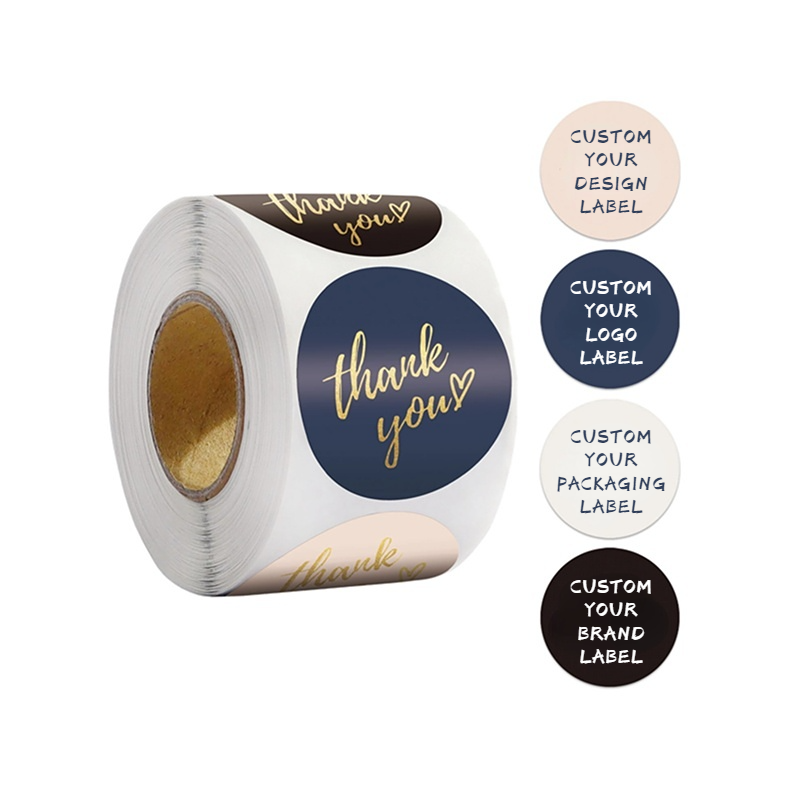 Customized Food Product Packaging Adhesive Paper Sticker Labels Logo Custom Cosmetic Bag Bottle Box Clear Labels Stickers