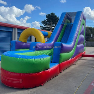 สไลเดอร์น้ำเป่าลมหลากสี GMY Inflatables ขายดี สำหรับงานปาร์ตี้ สเปรย์กราวด์สำหรับเด็ก - Product Image 1