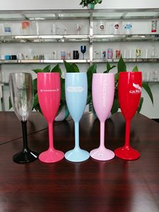 Verre à vin rose incassable de haute qualité Logo personnalisé Flûte à <span class=keywords><strong>champagne</strong></span> blanche ou transparente en plastique <span class=keywords><strong>acrylique</strong></span> - Product Image 5