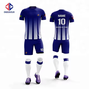 Maillot de football d'entraînement de haute qualité Service OEM Coupe automatisée Ensembles de couleurs vives Style pour les équipes de football - Product Image 3