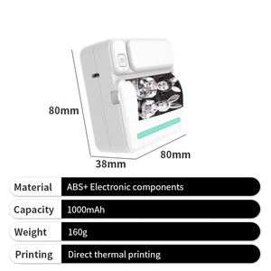 Mini Impresora Fotográfica Portátil, Impresora Térmica Inalámbrica de Plástico con Logotipo Personalizado para Teléfono - Product Image 4