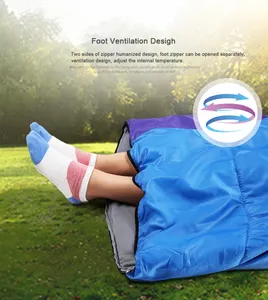 Waterproof Fabric Trekking Sleeping Bag Mummy Adult Sleeping Bag For Camping Outdoor