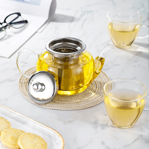 Pots à thé <span class=keywords><strong>en</strong></span> <span class=keywords><strong>verre</strong></span> borosilicate à haute teneur <span class=keywords><strong>en</strong></span> <span class=keywords><strong>verre</strong></span>, personnalisés avec passoire - Product Image 5