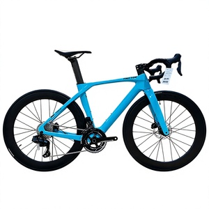T10 Pro 全碳纤维空气动力赛车公路自行车 60 毫米碳纤维轮圈无线电子套件工厂批发成人自行车 - Product Image 2
