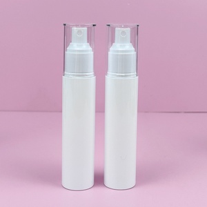 Cosmetic 30/40/50/60/80ml Spray Pump <b>Bottle</b> <b>Empty</b> <b>Plastic</b> PET Fine Mist Sprayer White <b>Plastic</b> <b>Bottles</b> with PP Pump and PS Cover - Product Image 6