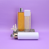 Flacon de soin pour la peau en PET, flacon cosmétique de luxe, flacon de crème pour le visage avec bouchon en diamants de cristal pour lotion, tonique, produits de beauté