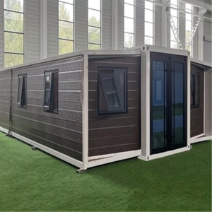 Comoda Casa Container Contemporanea in Acciaio e Legno, Classica con 2-3 Camere da Letto, Studio, Cucina, <span class=keywords><strong>Soggiorno</strong></span>, Ufficio, Laboratorio e Corridoio - Product Image 1