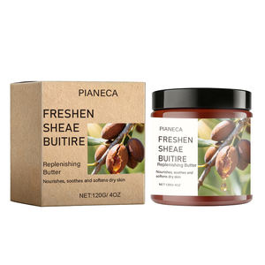 Humectante Natural Orgánico con Vitamina E, Hidratación Profunda, Manteca <span class=keywords><strong>de</strong></span> Karité 100% Pura, Loción <span class=keywords><strong>de</strong></span> Manteca <span class=keywords><strong>de</strong></span> Karité Cruda para Todo Tipo <span class=keywords><strong>de</strong></span> Piel - Product Image 1