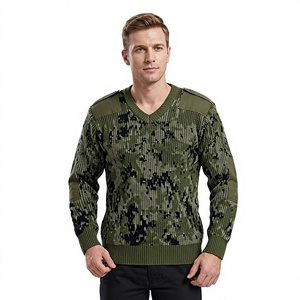Suéter de punto suave sin tirantes para mujer/hombre, venta al por mayor, para entrenamiento táctico, fabricante válido ISO, cuello en V/O - Product Image 1