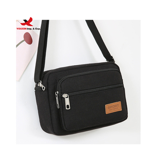 กระเป๋าผ้าแคนวาสสะพายข้างผู้ชายแบบมินิ RTS สั่งซื้อแบบรวมหลายรายการ กระเป๋าสะพายข้างแบบสั่งทำพิเศษ กระเป๋าสะพายข้างแบบสปอร์ต - Product Image 2
